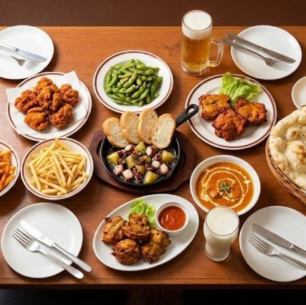 料理8品+飲み放題付きコース 6,500円⇒5,500円