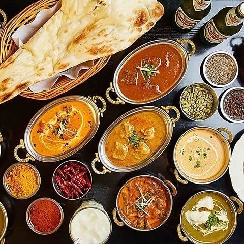  ランチセットは超お得！昼はカレー、夜は宴会！