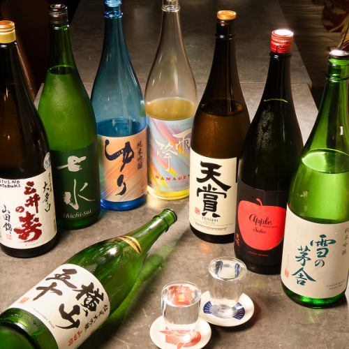 常時20種ある日本酒！
