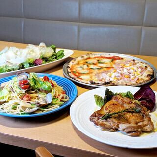【ドォーロスペシャル】乾杯スパークリング＆120分飲み放題付♪ピッツァやお肉など全7品 5500円