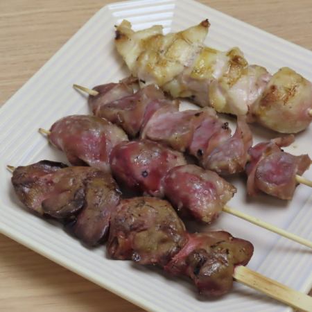 ハツ串　※塩、タレ