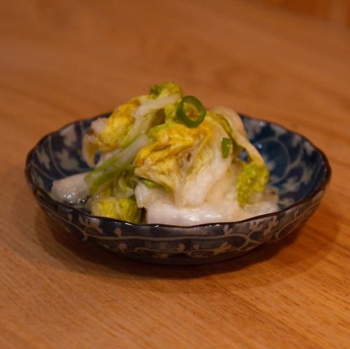 自家製白菜漬け