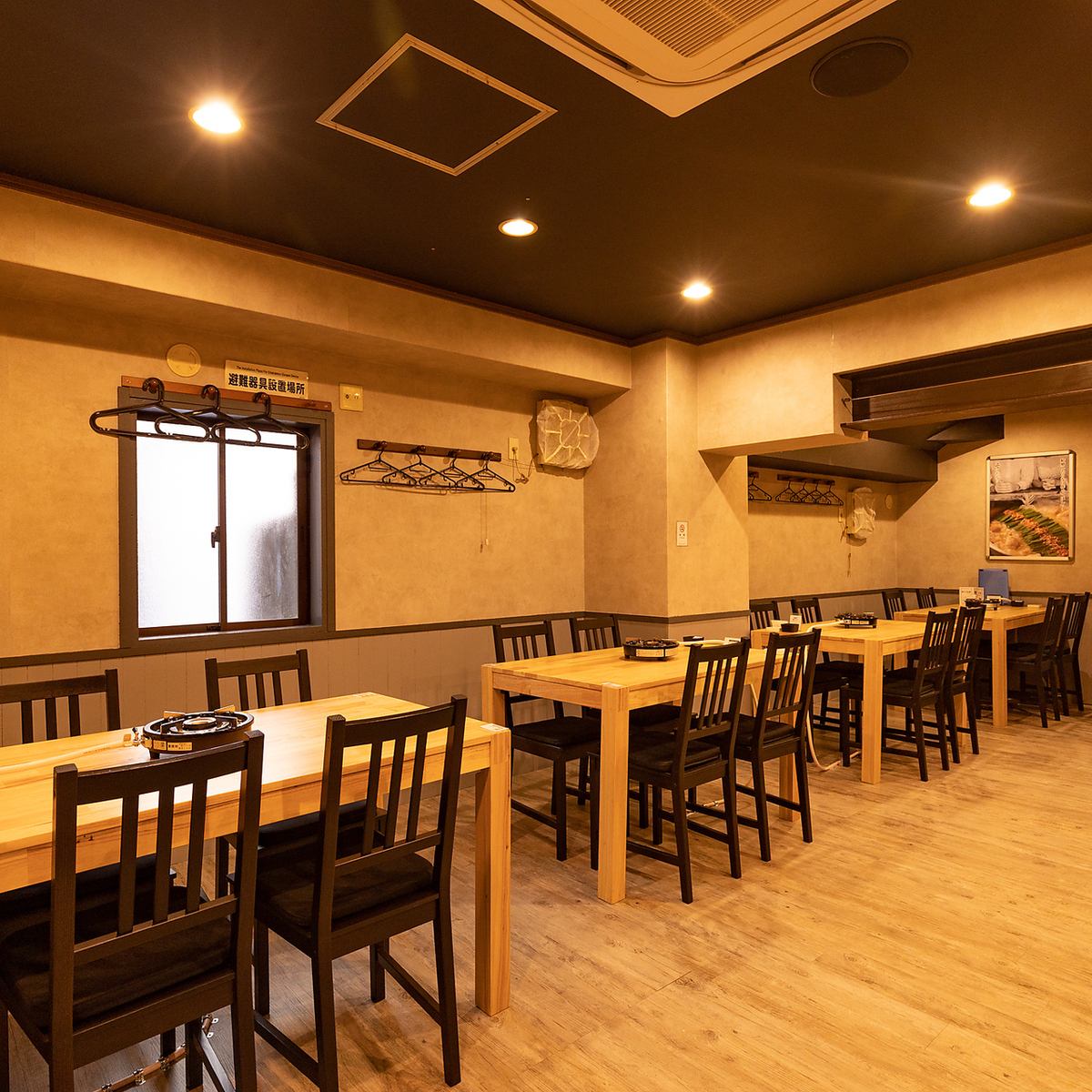 44名様まで貸し切りで広々快適宴会♪半貸切22名様でも可能です♪