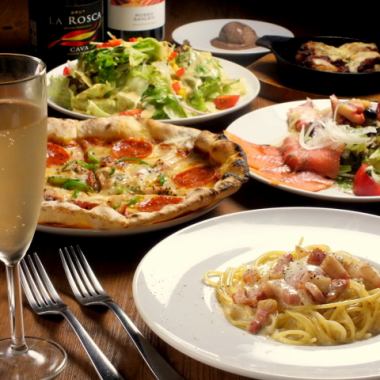 ●MIRAコース★料理8品 2.5時間飲み放題付 3800円(税込)●クーポン利用でもっとお得に!