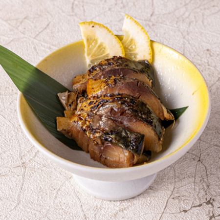 〆鯖瞬間燻製