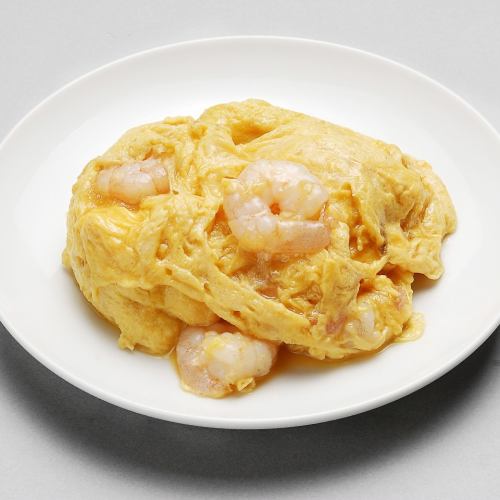 Stir-fried shiba shrimp and egg