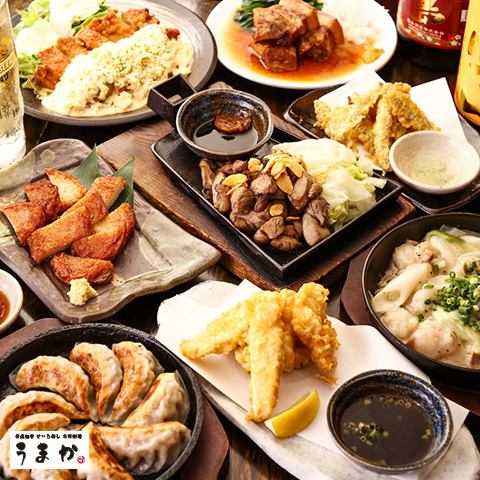 ≪适合各种宴会≫ 九州料理套餐含无限畅饮2,982日元～
