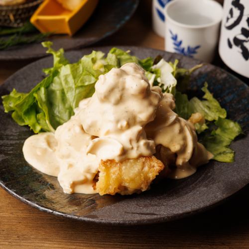 Chicken Nanban with homemade tartar sauce as the main ingredient