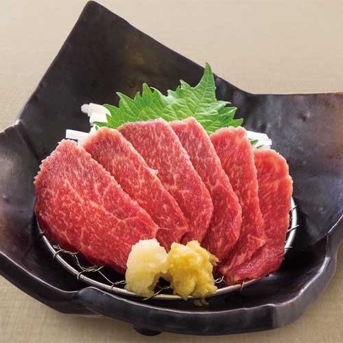 Horsemeat sashimi (medium frost)