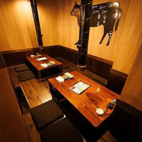 ２名様から使える個室席を備え、少人数飲み会も最適！