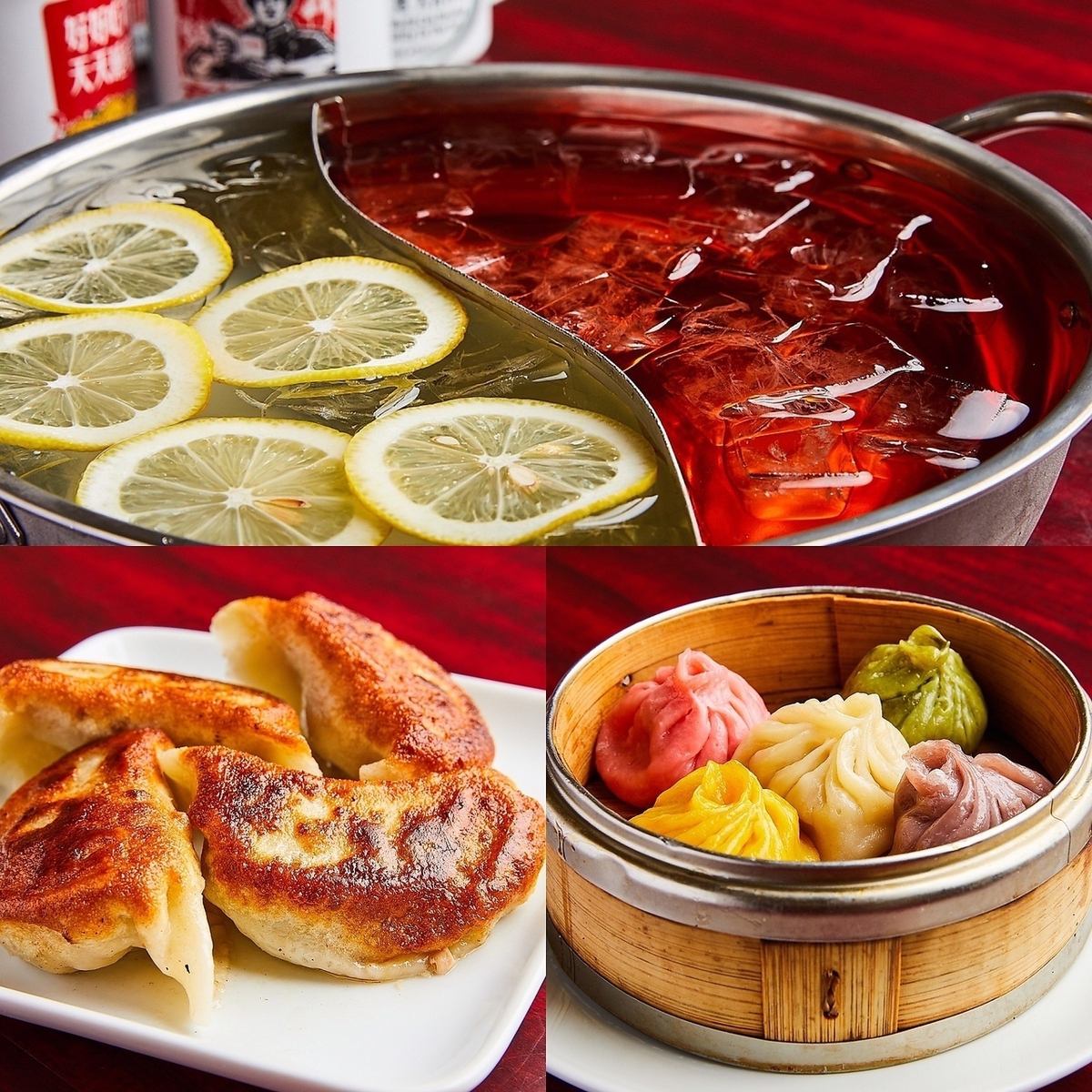 思わず写真に撮りたくなる料理と火鍋サワー♪