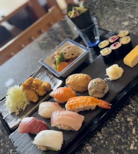Great value! Sushi lunch♪