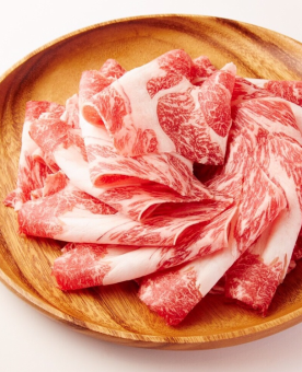 Domestic Beef and Tan Shabu Course (Domestic Beef Shoulder Belly, Tongue, Domestic Pork Belly, Domestic Daisen Chicken) 100 minutes Adult 3,780 yen