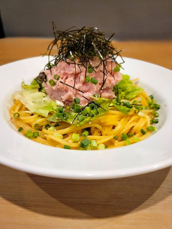 ネギトロパスタ