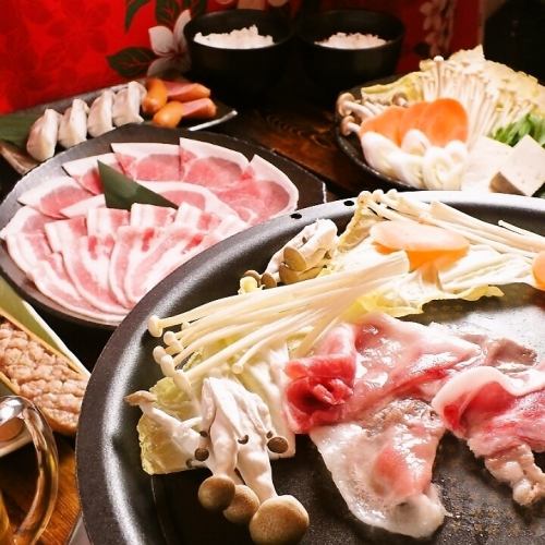 【A】【享用我们最受欢迎的阿古猪肉】阿古隐藏式烤肉涮涮锅套餐(每人价格)