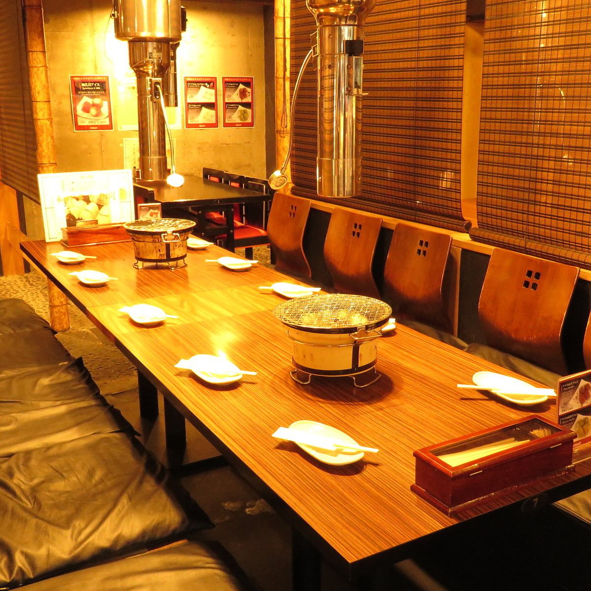 1 minute walk from Shinsaibashi Station! Banquets can be held for up to 50 people.