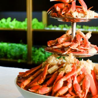 【クリスマス2025】ズワイ蟹付き！ディナーバイキング　　(12/13・14)