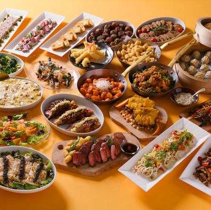 12月～【夜のバイキング】揚げたて天ぷら、実演スイーツetc.夜景と冬のごちそうで◎（土日祝日）