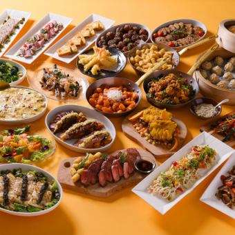 【夜のバイキング】揚げたて天ぷら、実演スイーツetc.夜景と冬のごちそうで◎（土日祝日）