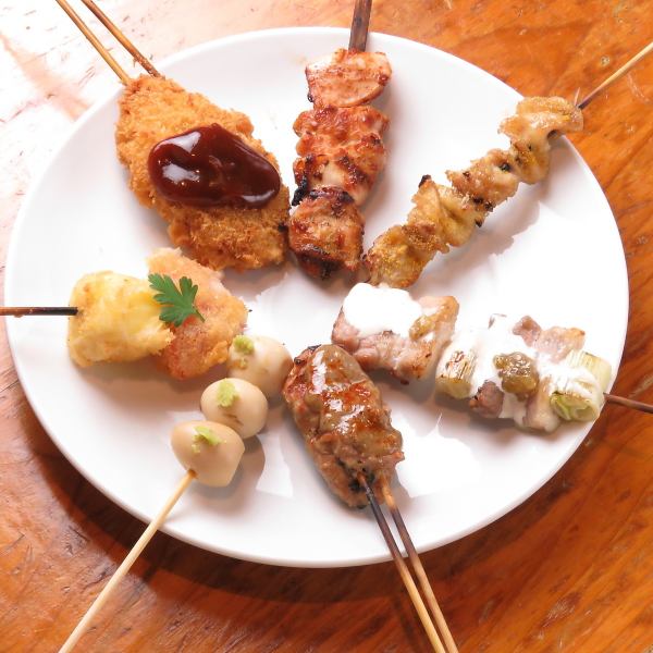 New menus are coming up one after another! Please enjoy our specialty skewers!