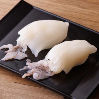 魷魚握壽司（2件）
