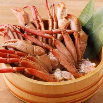 知る人ぞ知る“幻の蟹”【期間限定】まるズワイ蟹食べ放題コース 5,980円(税込6,578円