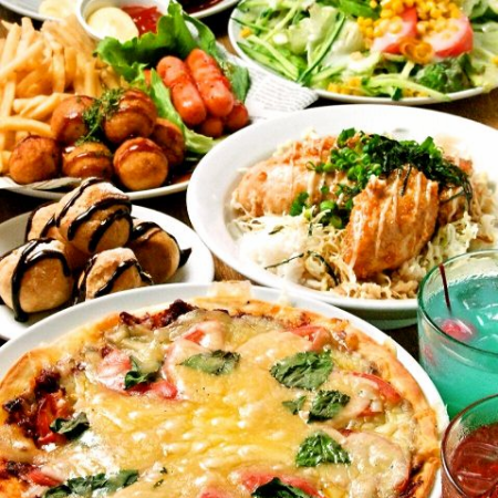 ≪Student Course≫ 5 dishes with 2 hours all-you-can-drink for 2,500 yen♪