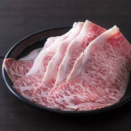 最高級牛肉「宮崎A５ランク」をすき焼き・しゃぶしゃぶで！