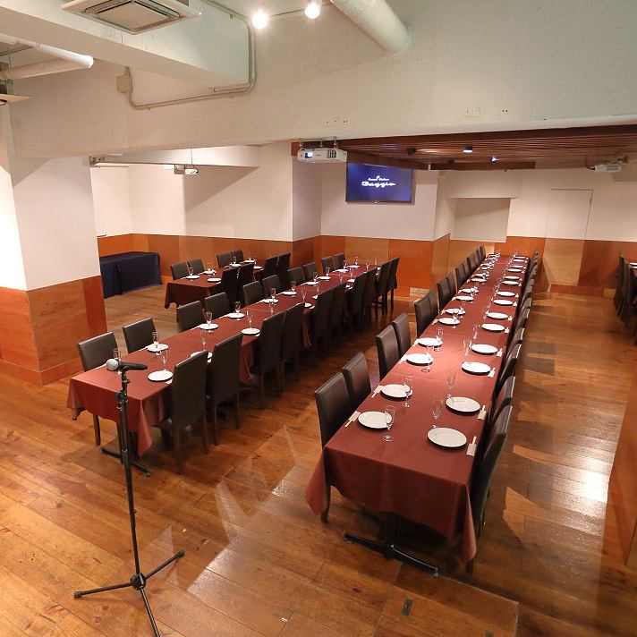 最大150名様まで対応可能な完全個室完備!