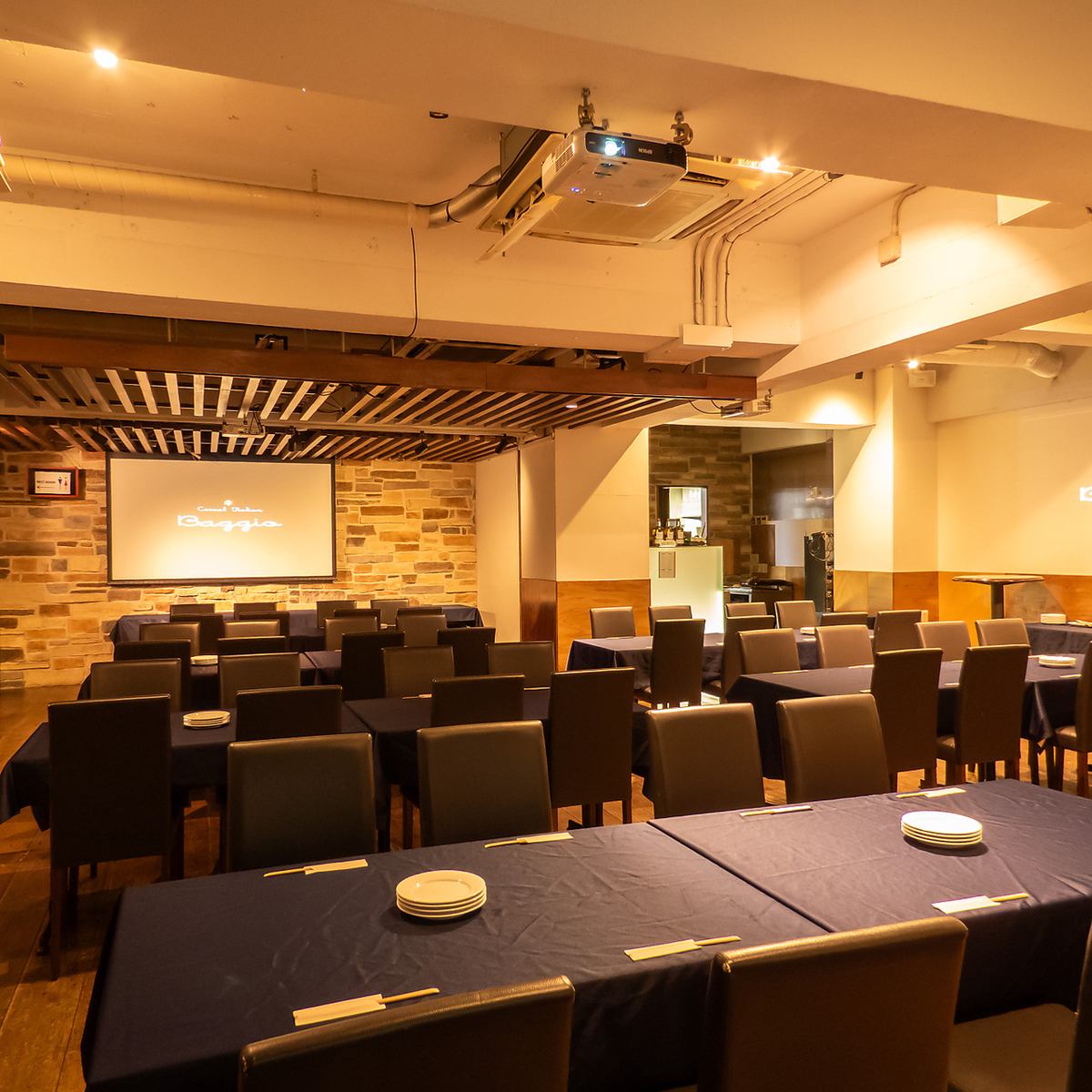 Private venues available! Baggio is the go-to for wedding receptions and company banquets!