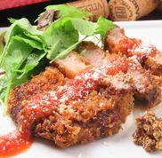 【お手軽に◎】イタリア産豚肩肉ロースカツレツ付きカジュアルコース全8品120分飲み放題3500円