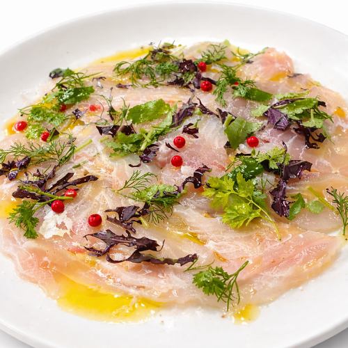 本日の鮮魚のカルパッチョ