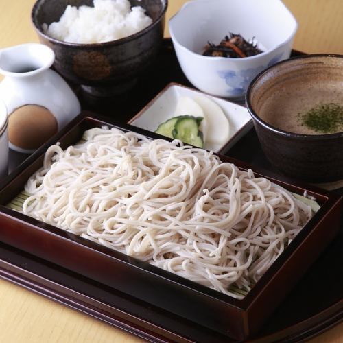 Tororo set meal with soba noodles