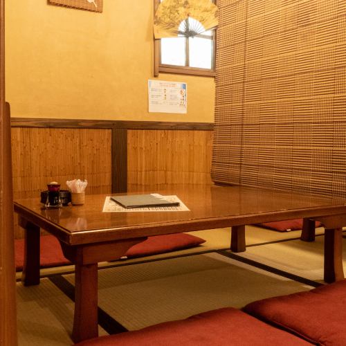 The first floor is a tatami room where you can relax