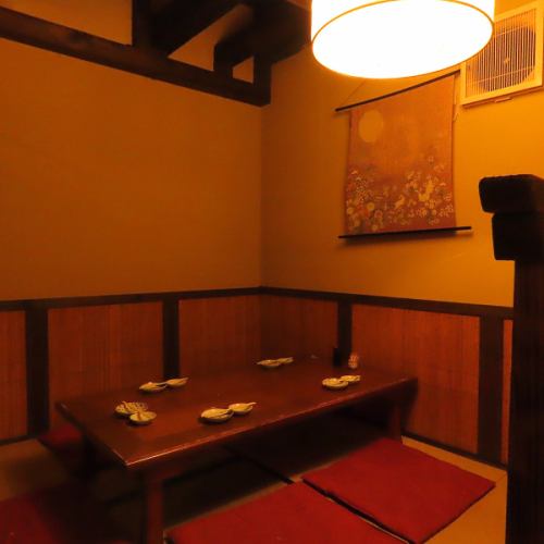 The first floor is a relaxing tatami room