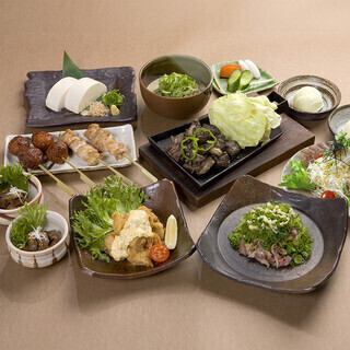 【親鶏コース】※お料理のみ ＜全11品＞　4,500円（税込）