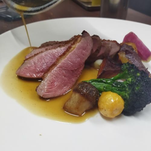 Roasted French duck breast