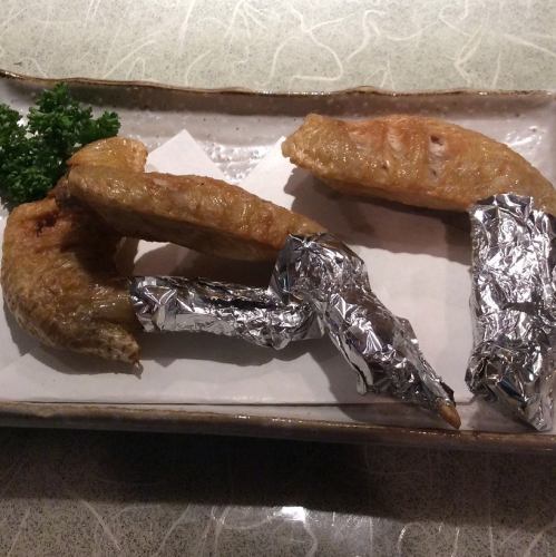 Chicken wings raised (3 pieces) / Pork shabu-shabu / Chorizo