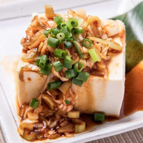 当店仕込み！茨城産豆乳と伊豆大島近海のにがりを使用！