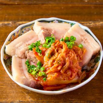 蒸し豚キムチ
