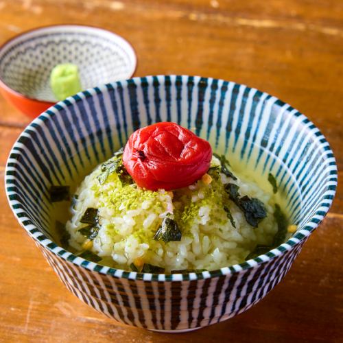 梅茶漬け