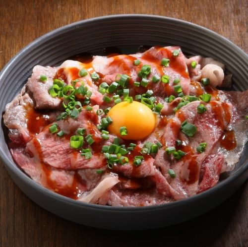 上州牛の炙りユッケ