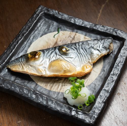 トロサバの塩焼き