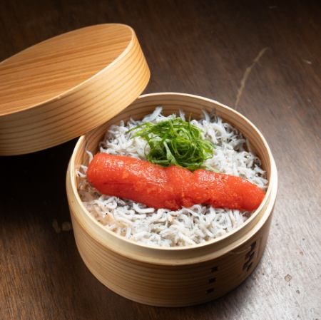 しらすと明太子めし