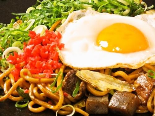 ハイカラ焼そば　玉子のせ