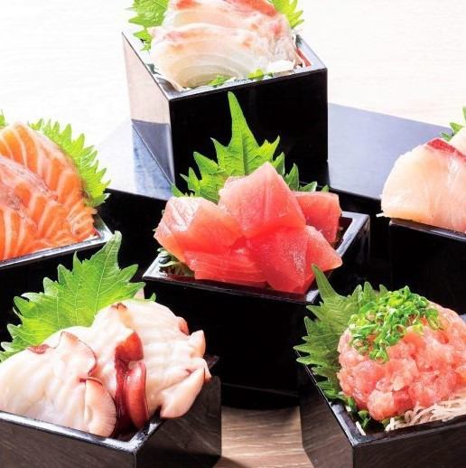 [Directly sent from Toyosu Market!] Uoya Iccho's proud fresh sashimi seafood! Enjoy the brilliant and luxurious sashimi!