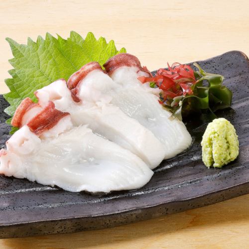 Water octopus sashimi