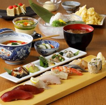 Omakase sushi course