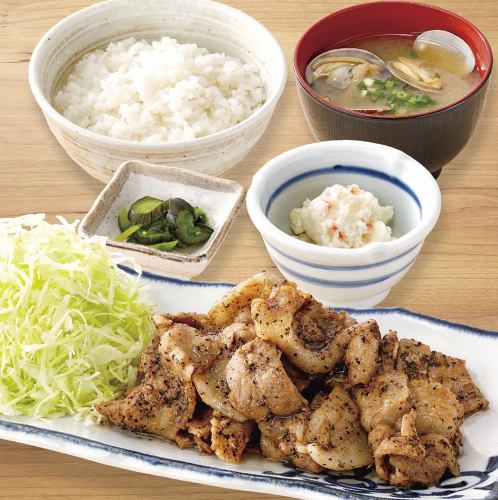 豚のシビレ焼き定食