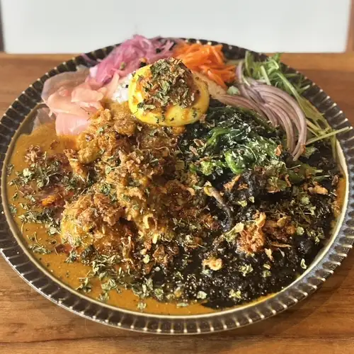 Mixed curry (chicken curry & beef tendon curry)